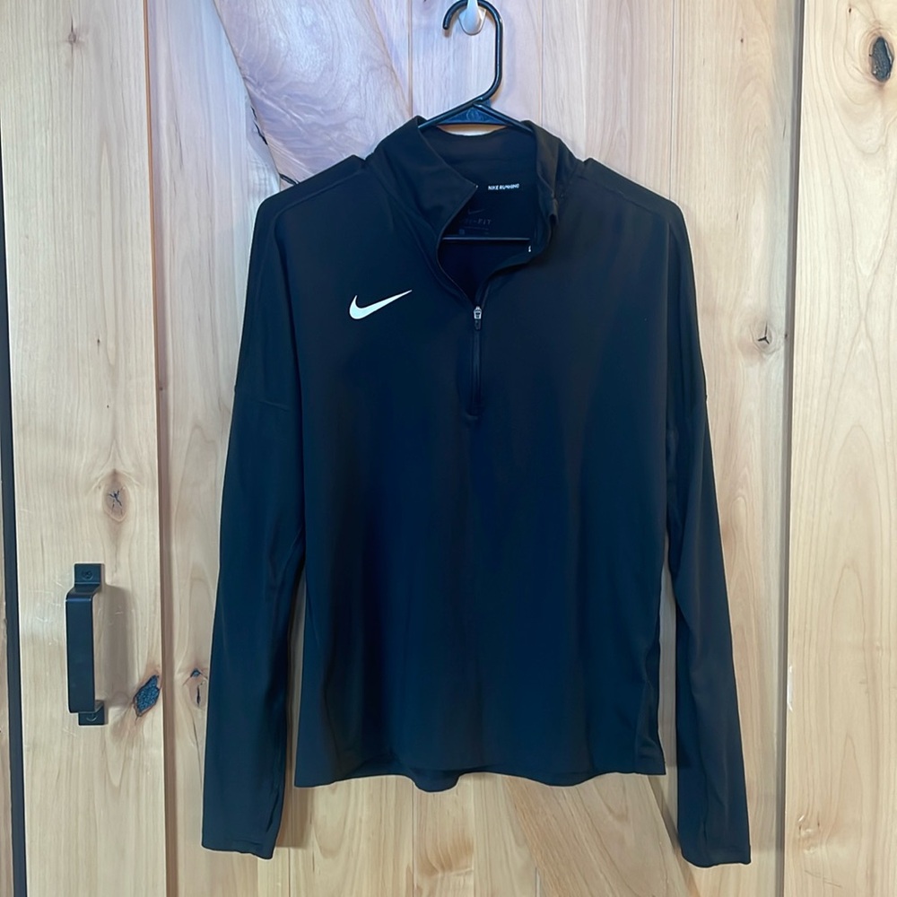 Nike Dri Fit quarter zip black